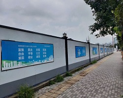 建筑施工現(xiàn)場(chǎng)圍擋安裝的原則要了解