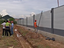 旭東鋼構：工地施工圍擋安裝，樹立企業形象